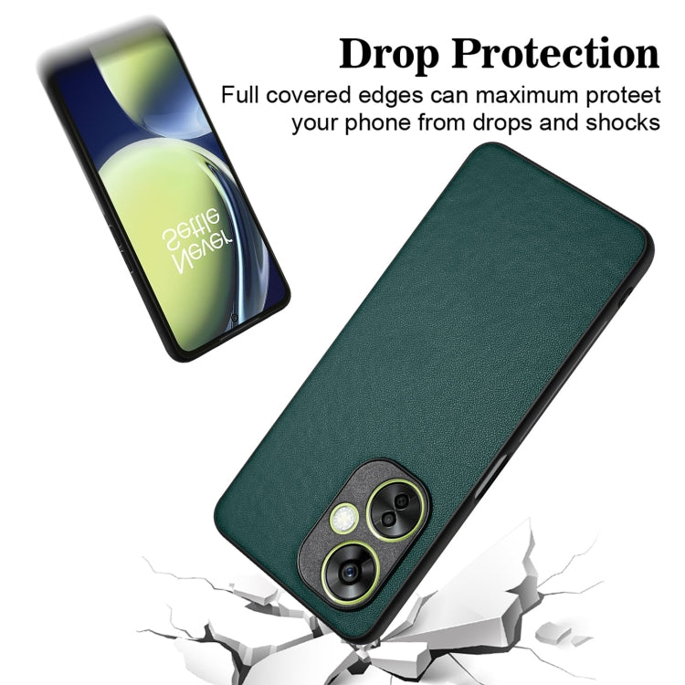 For OnePlus Nord CE 3 Lite R20 Leather Pattern Phone Single Case