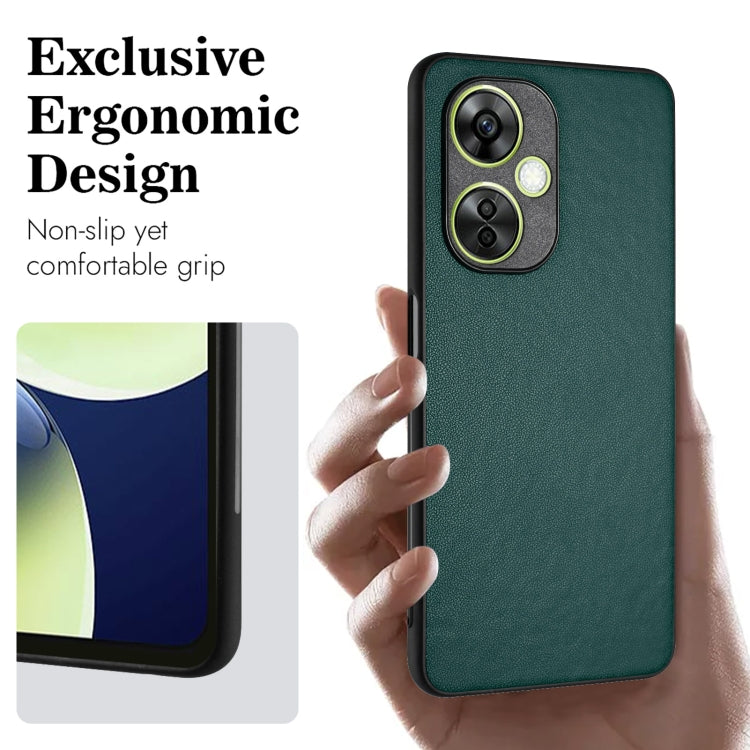 For OnePlus Nord CE 3 Lite R20 Leather Pattern Phone Single Case