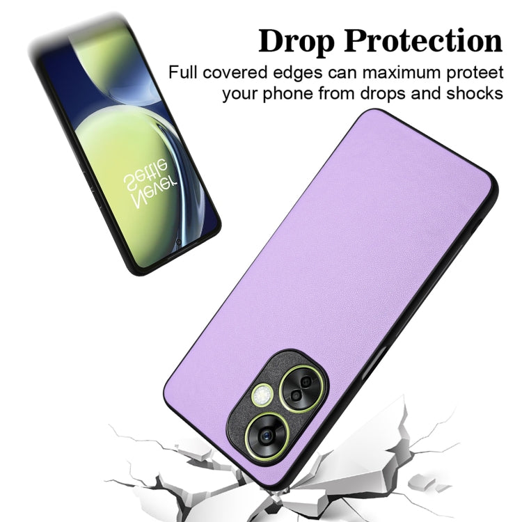 For OnePlus Nord CE 3 Lite R20 Leather Pattern Phone Single Case