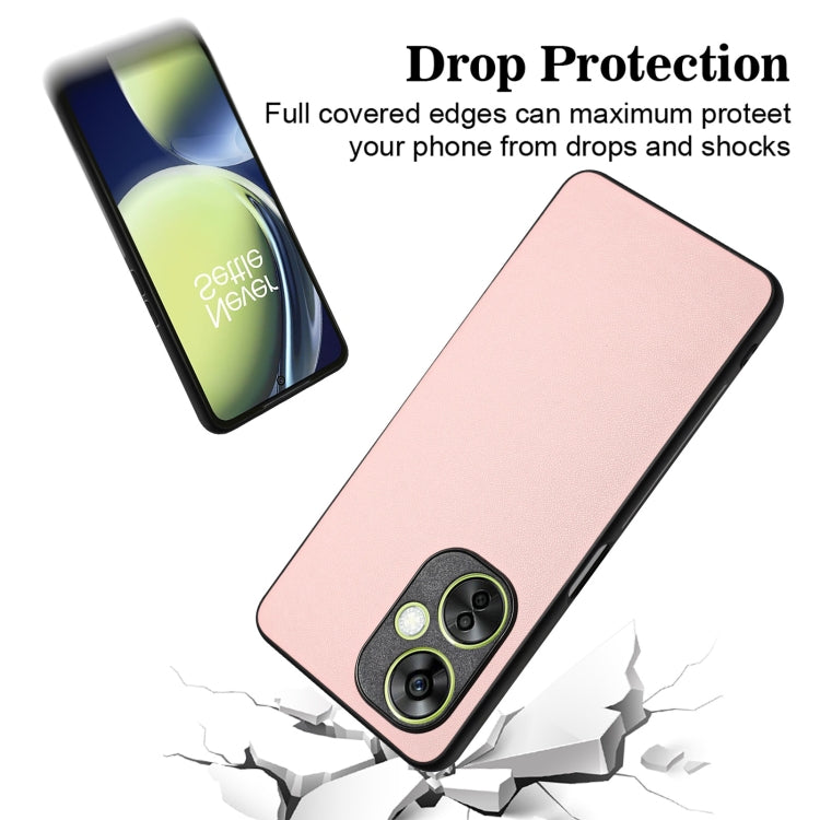 For OnePlus Nord CE 3 Lite R20 Leather Pattern Phone Single Case