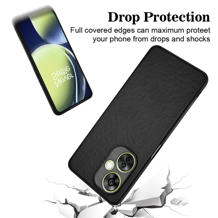 For OnePlus Nord CE 3 Lite R20 Leather Pattern Phone Single Case