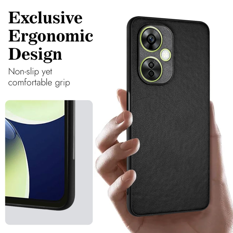 For OnePlus Nord CE 3 Lite R20 Leather Pattern Phone Single Case