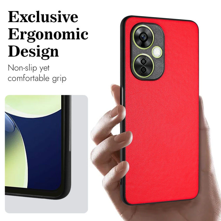 For OnePlus Nord CE 3 Lite R20 Leather Pattern Phone Single Case