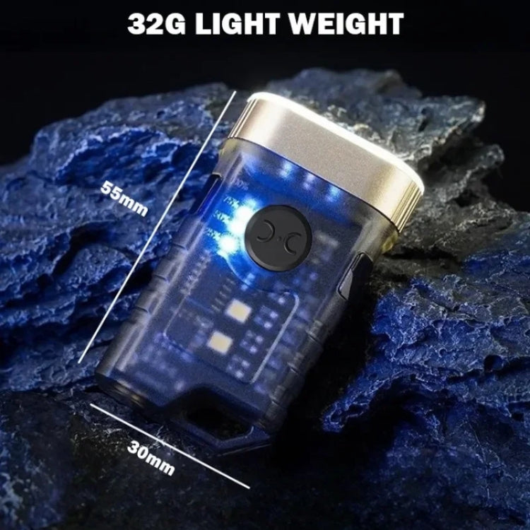 A11 Multi-function Mini Portable Light Dual LED Flashlight - Black