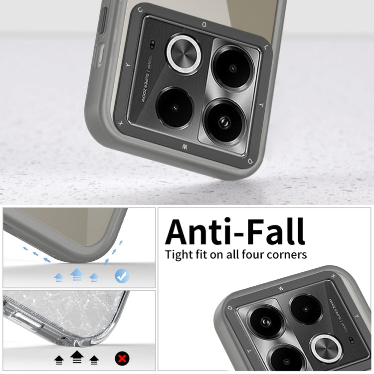 For Infinix Note 40 Frame Two Color Lens Ring TPU Phone Case