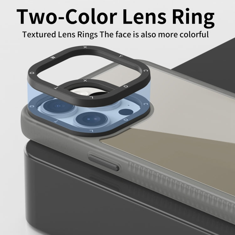 For Infinix Note 40 Frame Two Color Lens Ring TPU Phone Case