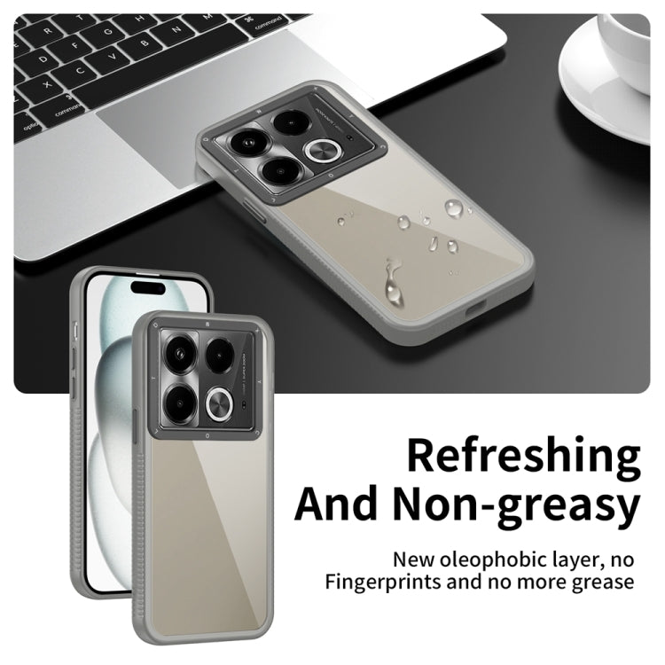 For Infinix Note 40 Frame Two Color Lens Ring TPU Phone Case