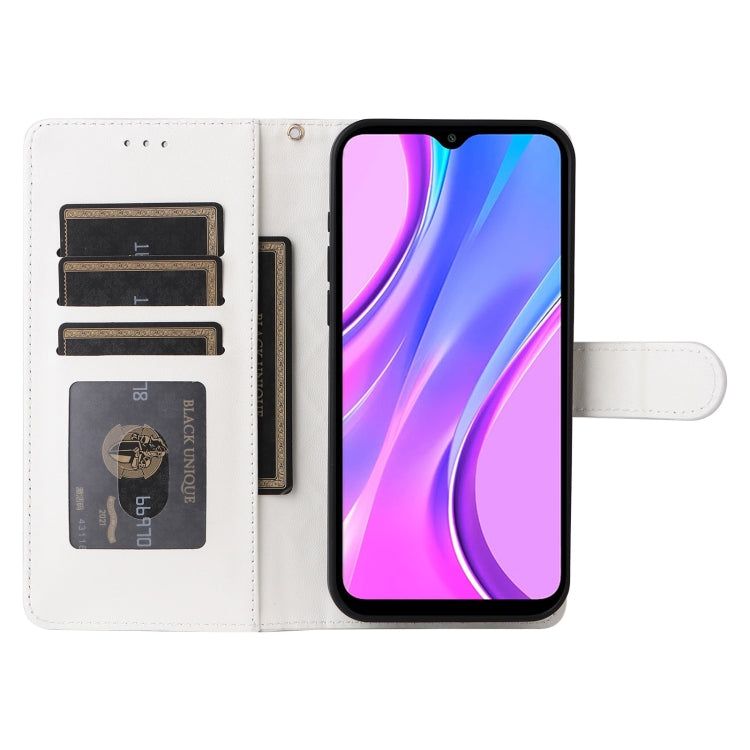 For Xiaomi Redmi 9 Diamond Lattice Leather Flip Phone Case