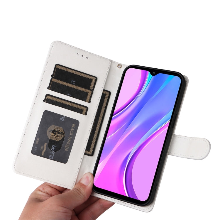 For Xiaomi Redmi 9 Diamond Lattice Leather Flip Phone Case