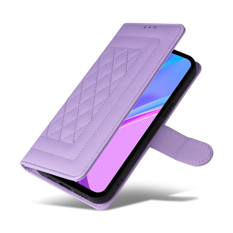 For Xiaomi Redmi 9 Diamond Lattice Leather Flip Phone Case