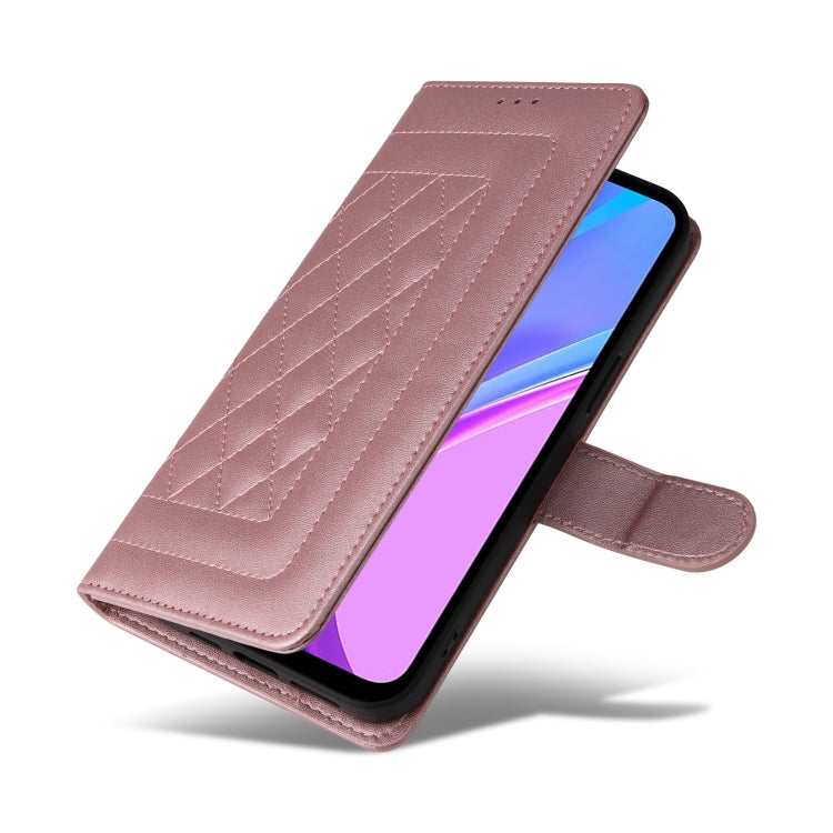 For Xiaomi Redmi 9 Diamond Lattice Leather Flip Phone Case