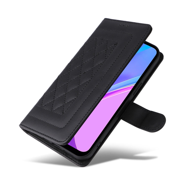 For Xiaomi Redmi 9 Diamond Lattice Leather Flip Phone Case