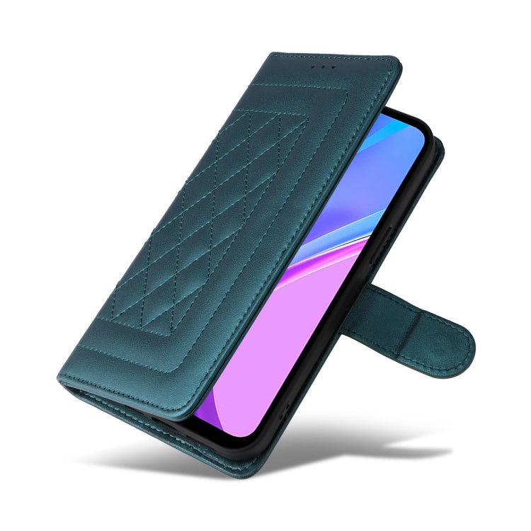 For Xiaomi Redmi 9 Diamond Lattice Leather Flip Phone Case