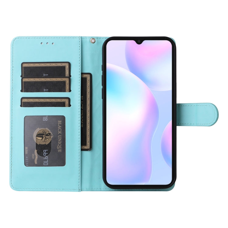 For Xiaomi Redmi 9a Diamond Lattice Leather Flip Phone Case