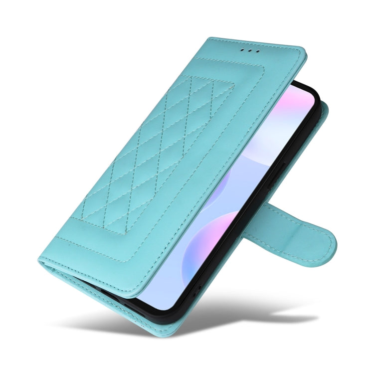 For Xiaomi Redmi 9a Diamond Lattice Leather Flip Phone Case