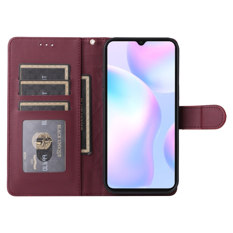 For Xiaomi Redmi 9a Diamond Lattice Leather Flip Phone Case