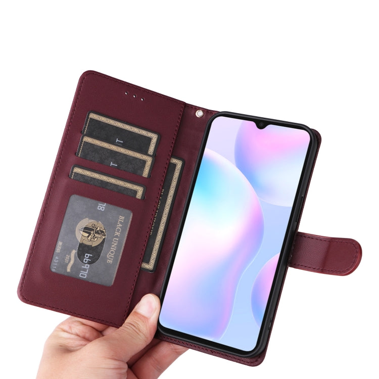 For Xiaomi Redmi 9a Diamond Lattice Leather Flip Phone Case