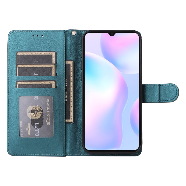 For Xiaomi Redmi 9a Diamond Lattice Leather Flip Phone Case