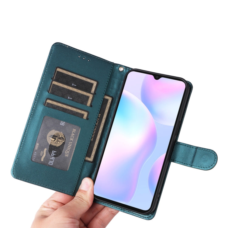 For Xiaomi Redmi 9a Diamond Lattice Leather Flip Phone Case