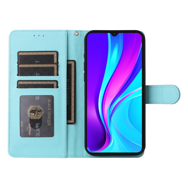 For Xiaomi Redmi 9C Diamond Lattice Leather Flip Phone Case