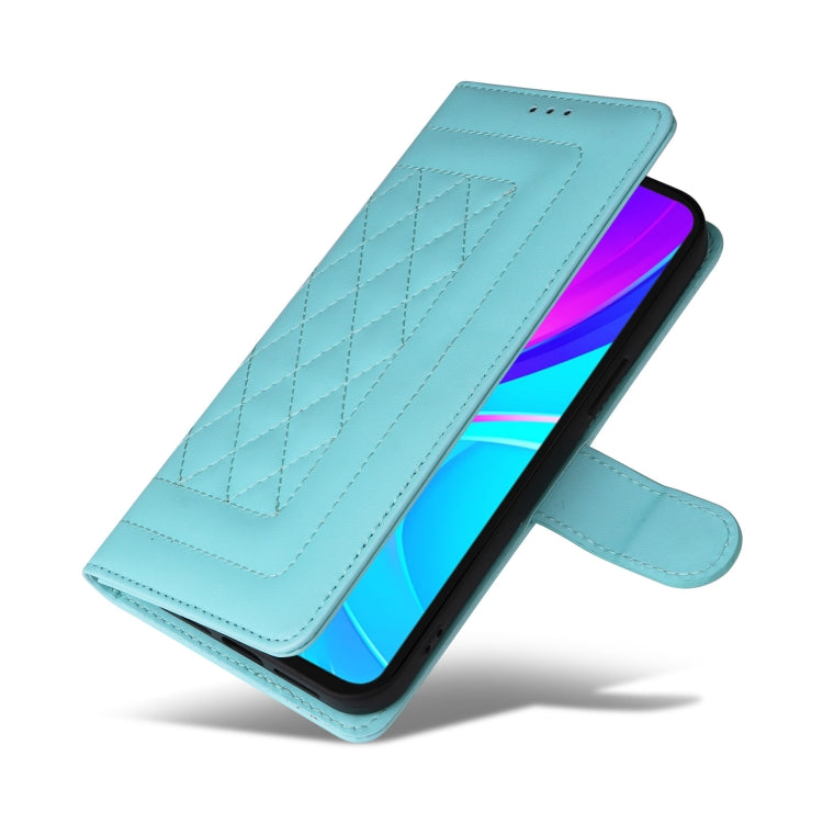 For Xiaomi Redmi 9C Diamond Lattice Leather Flip Phone Case