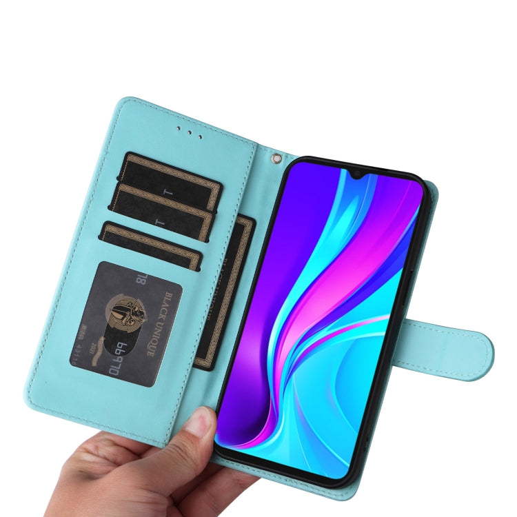 For Xiaomi Redmi 9C Diamond Lattice Leather Flip Phone Case