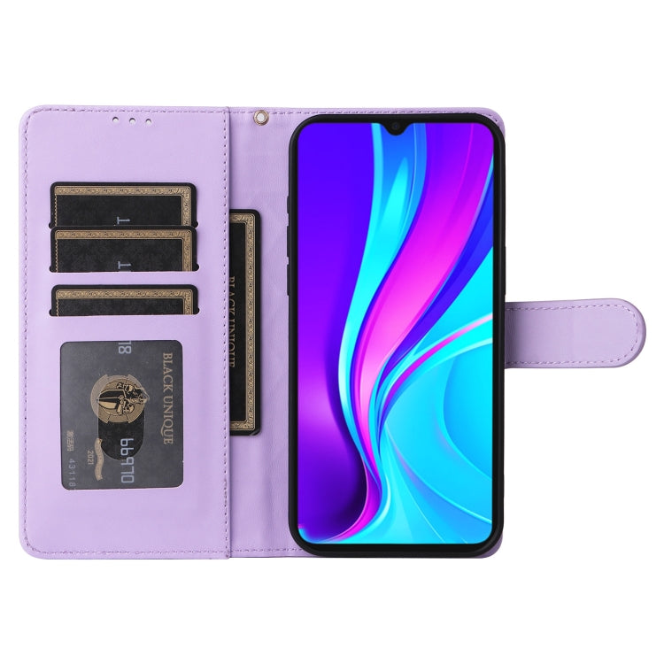 For Xiaomi Redmi 9C Diamond Lattice Leather Flip Phone Case