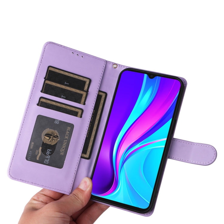 For Xiaomi Redmi 9C Diamond Lattice Leather Flip Phone Case