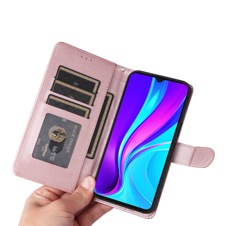 For Xiaomi Redmi 9C Diamond Lattice Leather Flip Phone Case