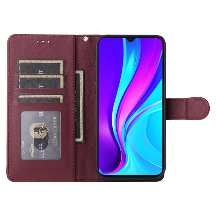 For Xiaomi Redmi 9C Diamond Lattice Leather Flip Phone Case