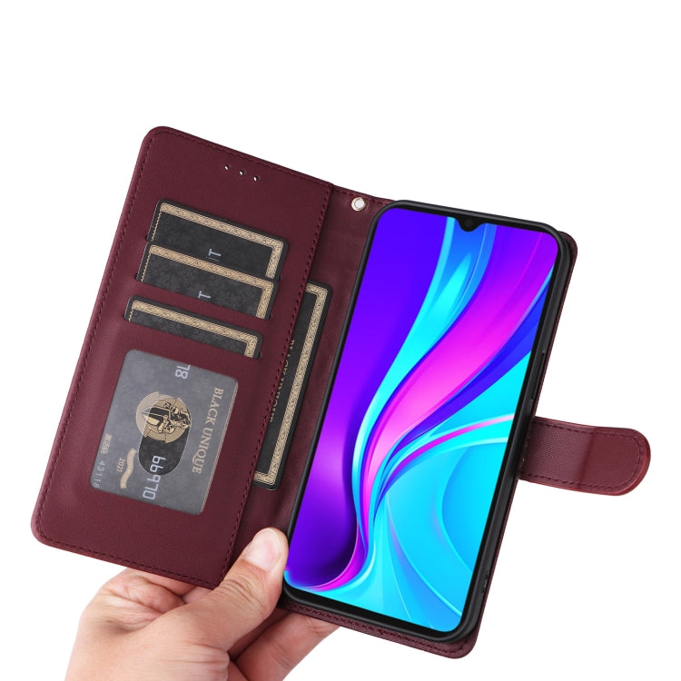 For Xiaomi Redmi 9C Diamond Lattice Leather Flip Phone Case