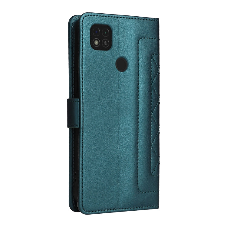 For Xiaomi Redmi 9C Diamond Lattice Leather Flip Phone Case