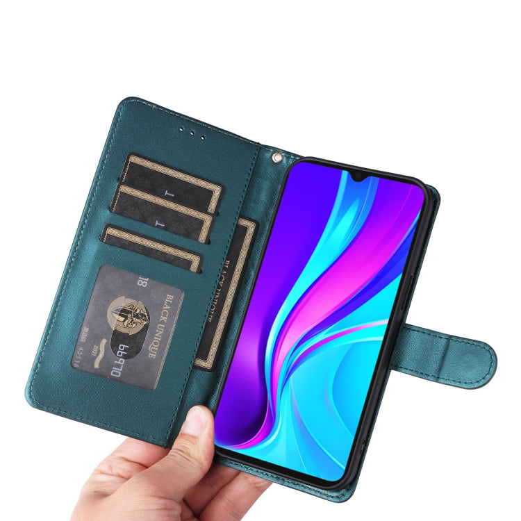 For Xiaomi Redmi 9C Diamond Lattice Leather Flip Phone Case