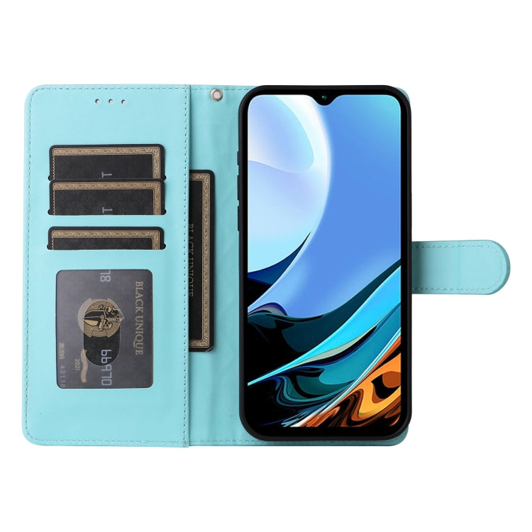 For Xiaomi Redmi 9T Diamond Lattice Leather Flip Phone Case