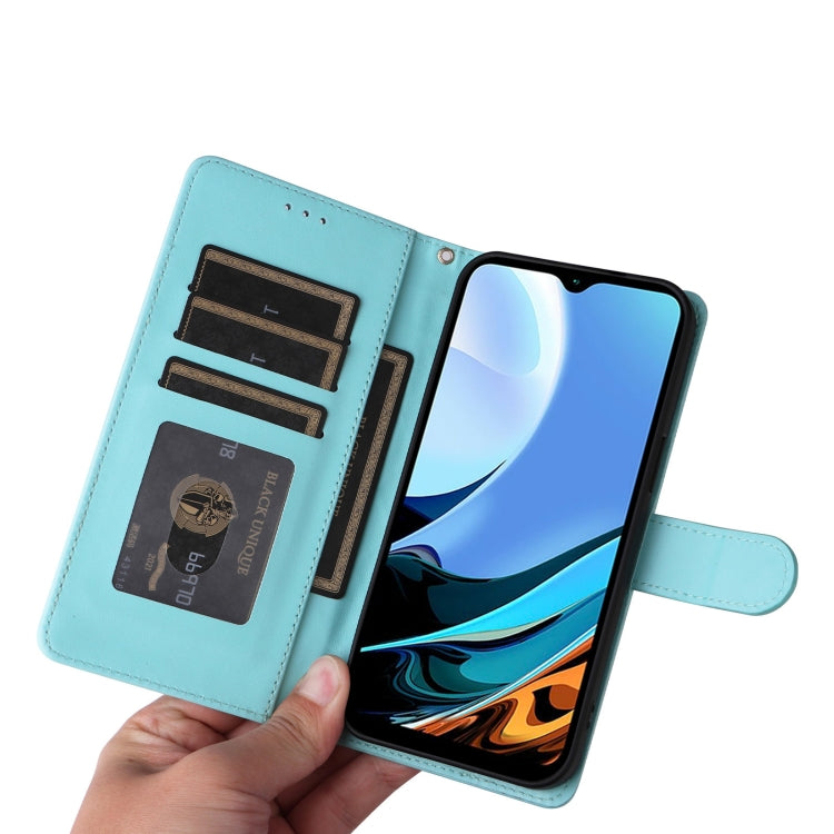 For Xiaomi Redmi 9T Diamond Lattice Leather Flip Phone Case
