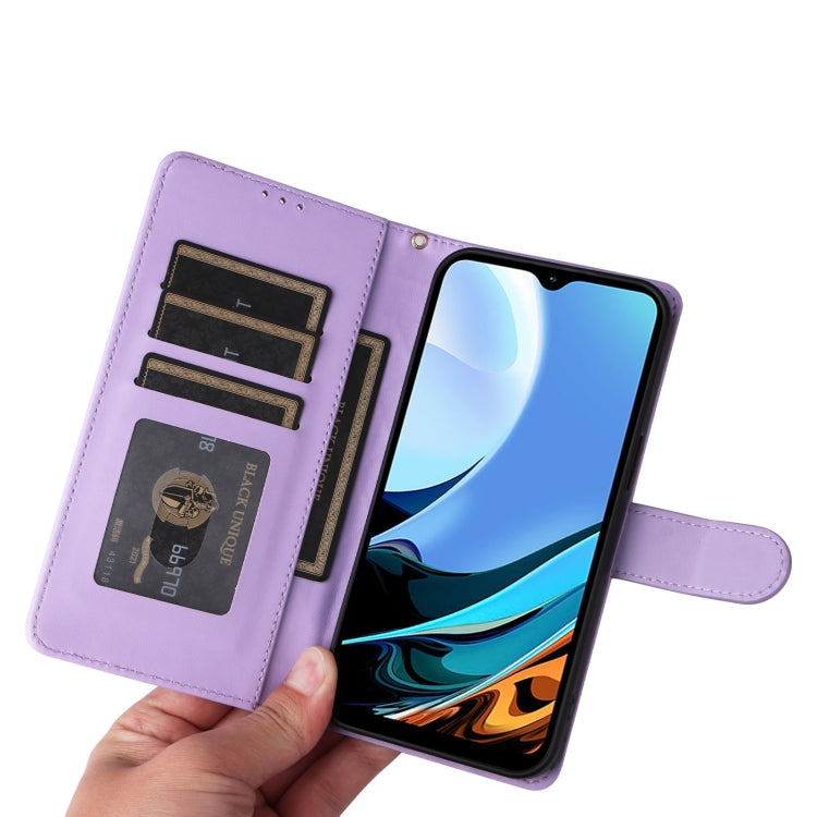 For Xiaomi Redmi 9T Diamond Lattice Leather Flip Phone Case