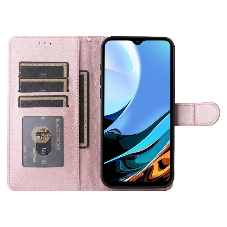 For Xiaomi Redmi 9T Diamond Lattice Leather Flip Phone Case