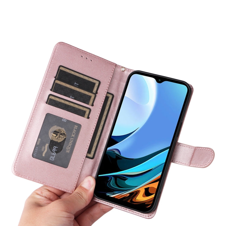 For Xiaomi Redmi 9T Diamond Lattice Leather Flip Phone Case