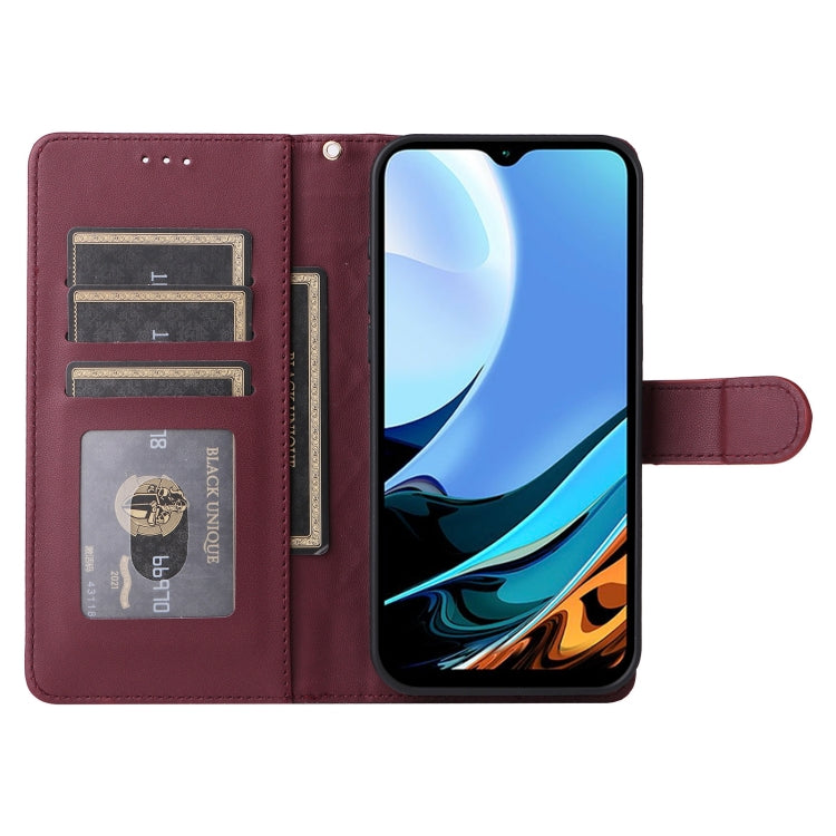 For Xiaomi Redmi 9T Diamond Lattice Leather Flip Phone Case