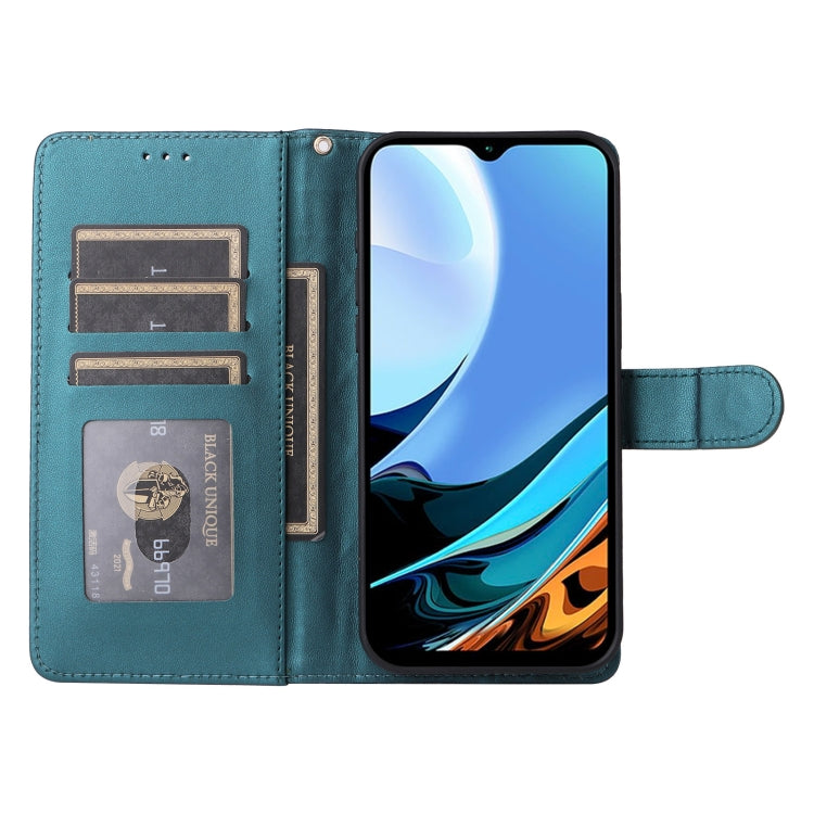 For Xiaomi Redmi 9T Diamond Lattice Leather Flip Phone Case