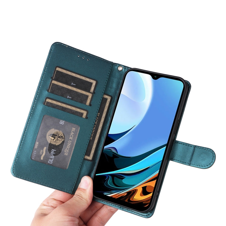 For Xiaomi Redmi 9T Diamond Lattice Leather Flip Phone Case