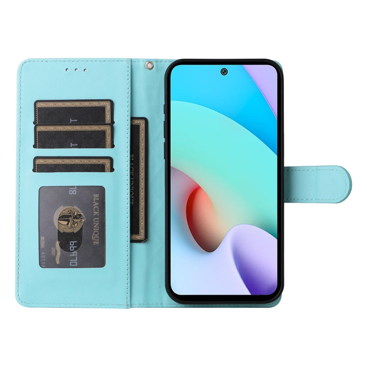 For Xiaomi Redmi 10 Diamond Lattice Leather Flip Phone Case