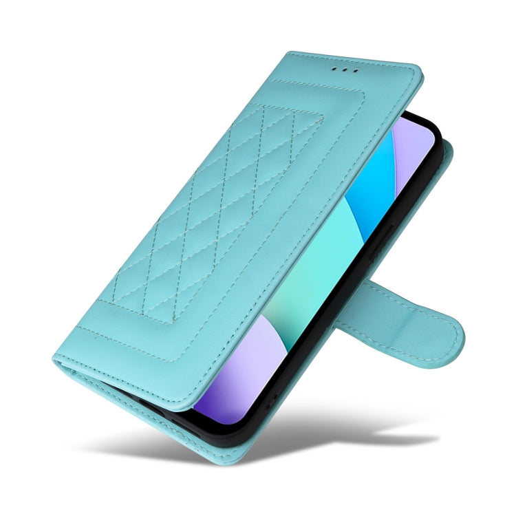 For Xiaomi Redmi 10 Diamond Lattice Leather Flip Phone Case