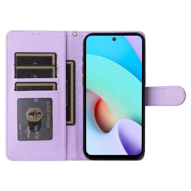For Xiaomi Redmi 10 Diamond Lattice Leather Flip Phone Case