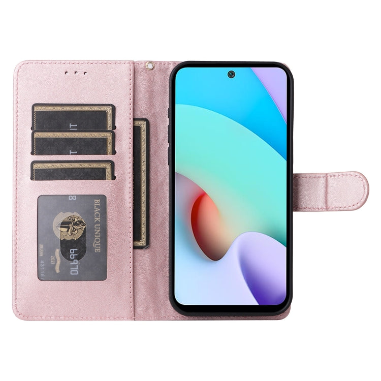 For Xiaomi Redmi 10 Diamond Lattice Leather Flip Phone Case