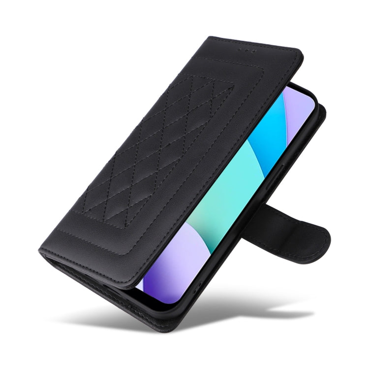 For Xiaomi Redmi 10 Diamond Lattice Leather Flip Phone Case