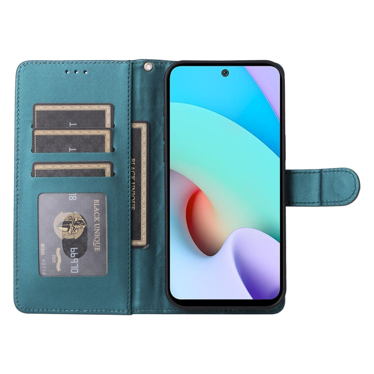 For Xiaomi Redmi 10 Diamond Lattice Leather Flip Phone Case