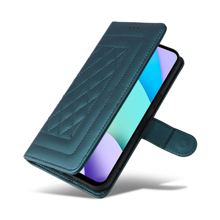 For Xiaomi Redmi 10 Diamond Lattice Leather Flip Phone Case