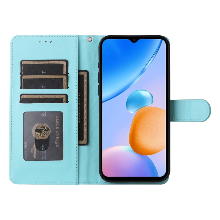For Xiaomi Redmi 10 5G Diamond Lattice Leather Flip Phone Case