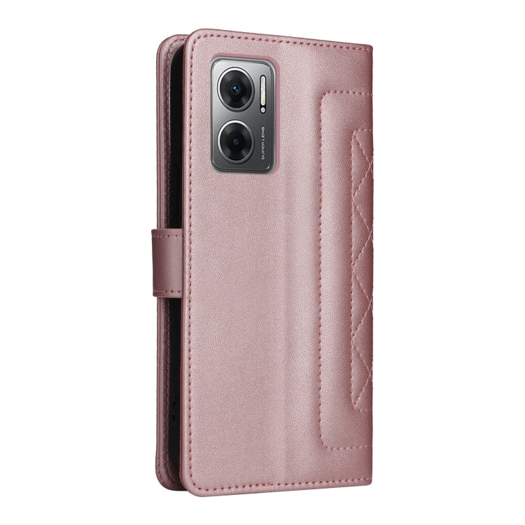 For Xiaomi Redmi 10 5G Diamond Lattice Leather Flip Phone Case